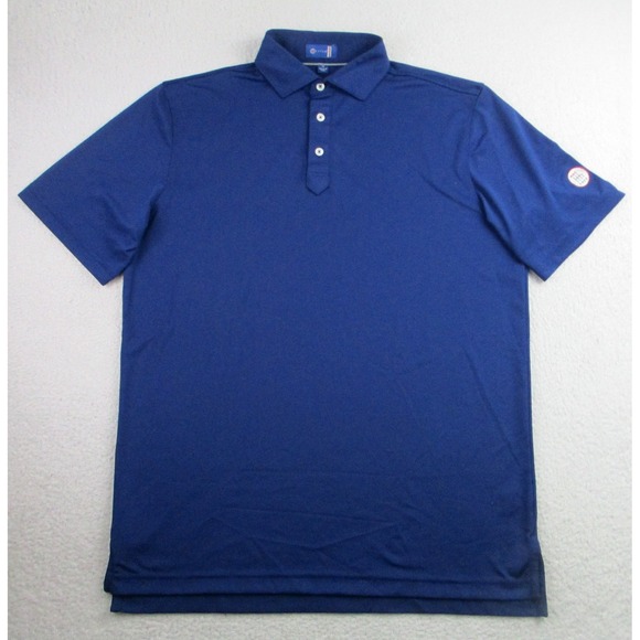 Other - Stitch Golf Polo Shirt Mens Medium Blue Performance Stretch AAG 1955 Patch 2023